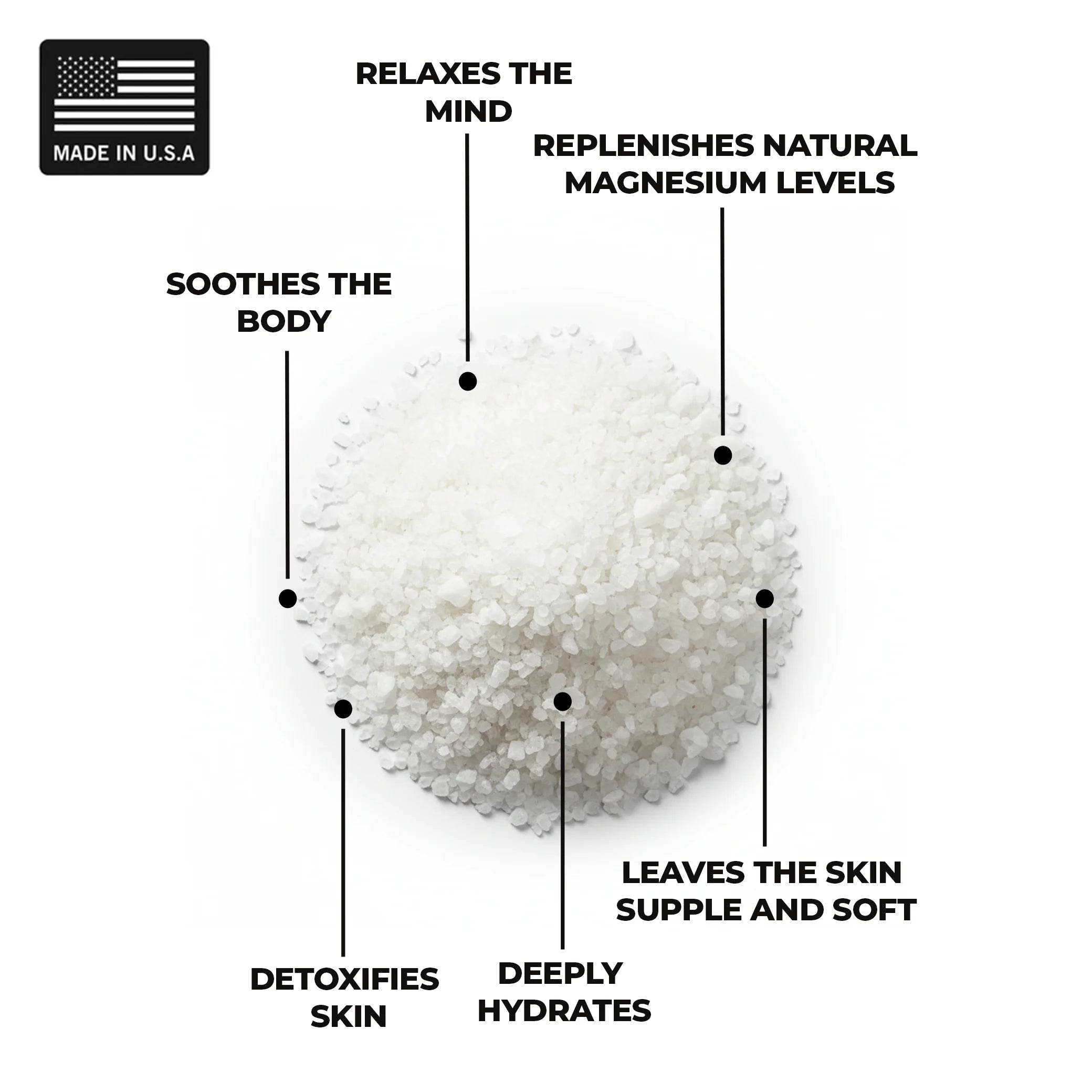 Dead Sea Rose Bath Salt Soak with 21 Minerals