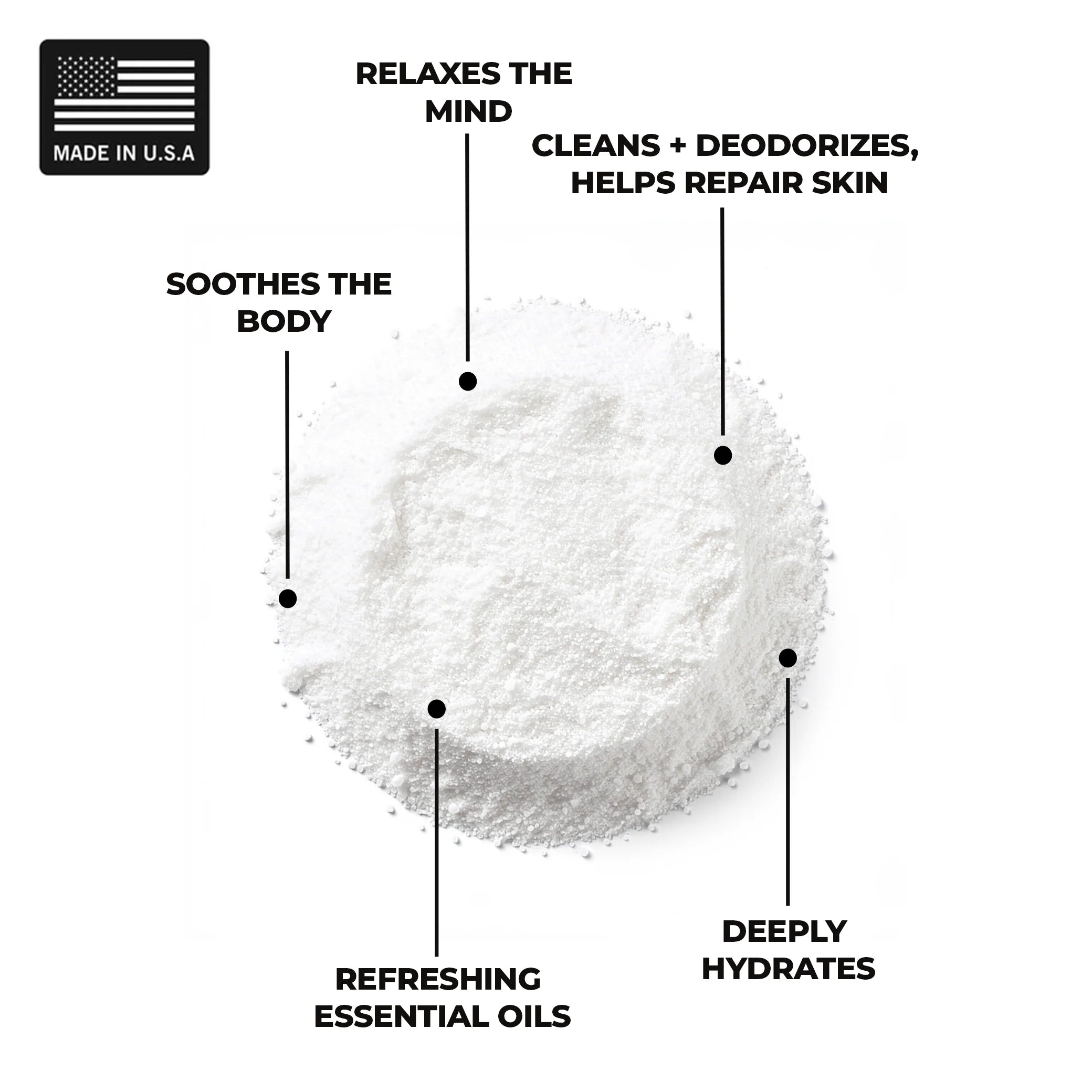 Sea Salt Fizzy Deconstructed Detox Bath Bomb