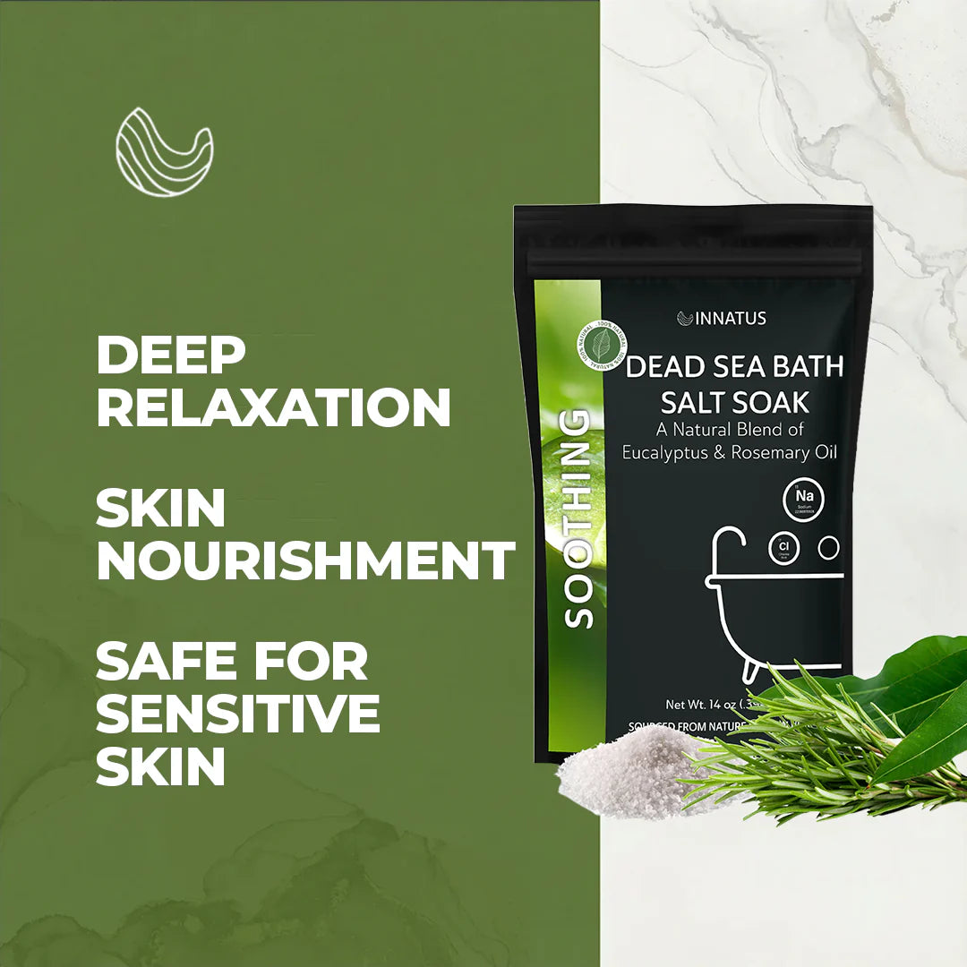 Dead Sea Soothing Bath Salt Soak with 21 Minerals