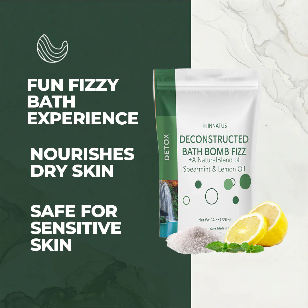 Sea Salt Fizzy Deconstructed Detox Bath Bomb